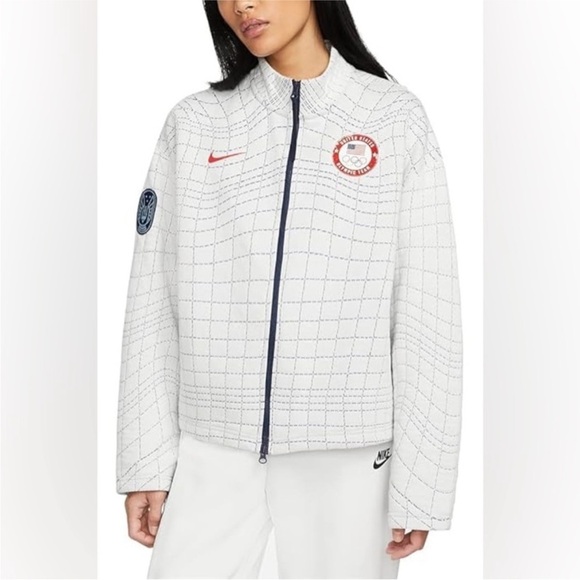 Nike Tech Pack Therma Team Usa Olympic Jacket Size Medium Grid - Picture 2 of 12